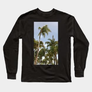 Palm Trees Aruba Caribbean Long Sleeve T-Shirt